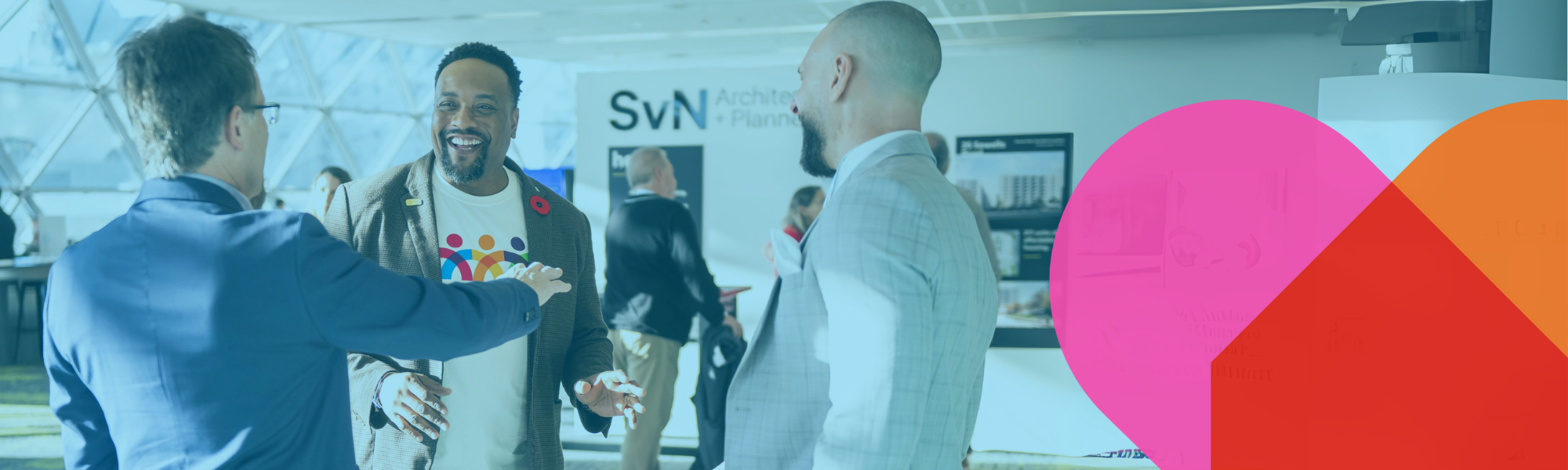 Delegates smiling and talking at the 2024 ONPHA Conference